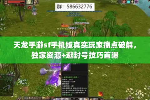 天龙手游sf手机版真实玩家痛点破解,独家资源+避封号技巧首曝 天龙手游sf手机版真实玩家痛点破解,独家资源+避封号技巧首曝