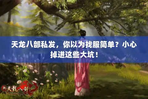 天龙八部私发，你以为找服简单？小心掉进这些大坑！