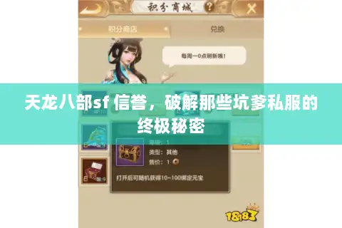 天龙八部sf 信誉，破解那些坑爹私服的终极秘密