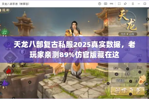 天龙八部复古私服2025真实数据，老玩家亲测89%仿官版藏在这