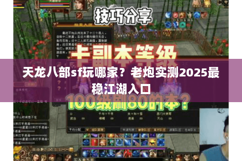 天龙八部sf玩哪家？老炮实测2025最稳江湖入口