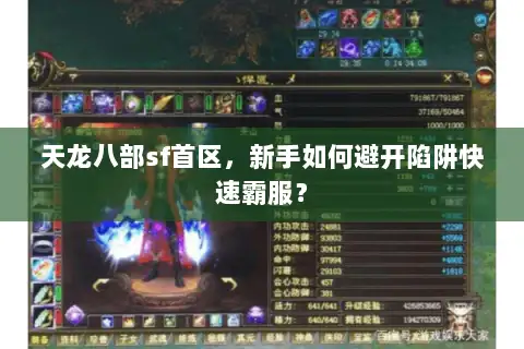 天龙八部sf首区，新手如何避开陷阱快速霸服？