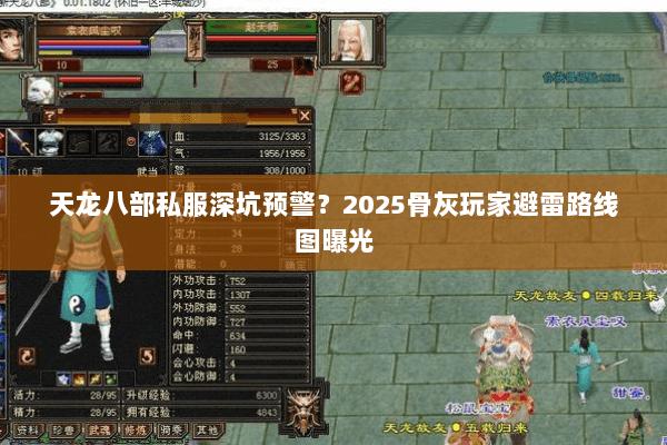 天龙八部私服深坑预警？2025骨灰玩家避雷路线图曝光