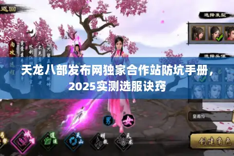 天龙八部发布网独家合作站防坑手册，2025实测选服诀窍