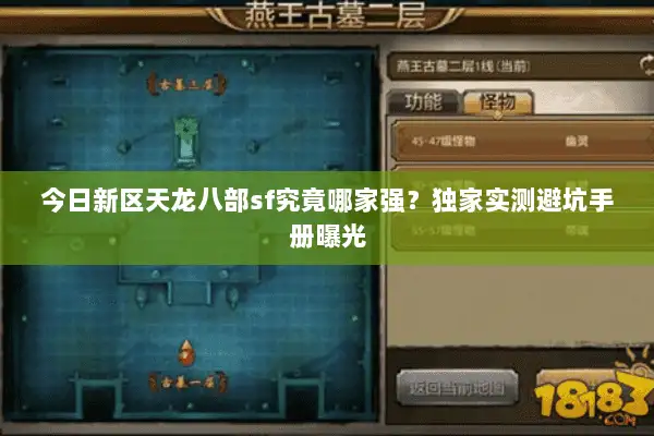 今日新区天龙八部sf究竟哪家强？独家实测避坑手册曝光