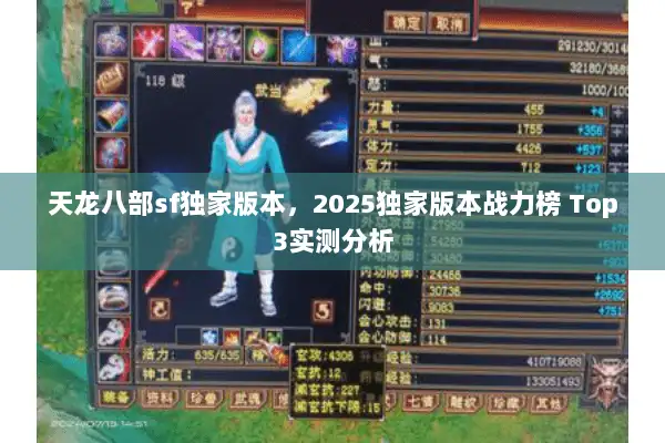 天龙八部sf独家版本，2025独家版本战力榜 Top3实测分析