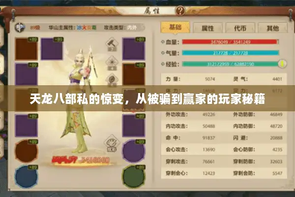 天龙八部私的惊变，从被骗到赢家的玩家秘籍