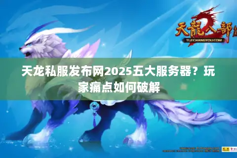 天龙私服发布网2025五大服务器?玩家痛点如何破解 天龙私服发布网2025五大服务器?玩家痛点如何破解