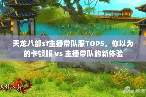 天龙八部sf主播带队服TOP5，你以为的卡顿服 vs 主播带队的新体验