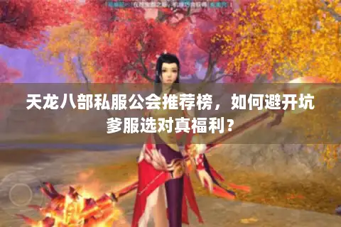 天龙八部私服公会推荐榜，如何避开坑爹服选对真福利？