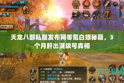 天龙八部私服发布网零氪白嫖秘籍,3个月肝出满级号真相 天龙八部私服发布网零氪白嫖秘籍,3个月肝出满级号真相