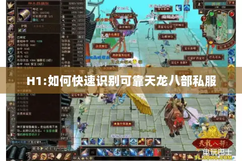H1:如何快速识别可靠天龙八部私服