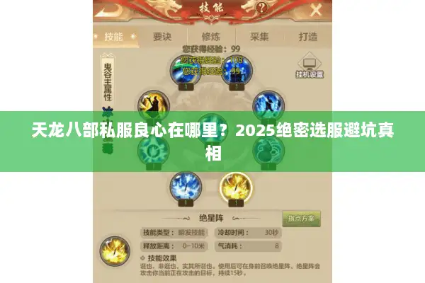 天龙八部私服良心在哪里？2025绝密选服避坑真相