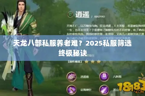 天龙八部私服养老难？2025私服筛选终极秘诀