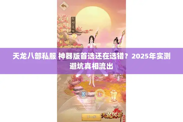 天龙八部私服 神器版首选还在选错?2025年实测避坑真相流出 天龙八部私服 神器版首选还在选错?2025年实测避坑真相流出
