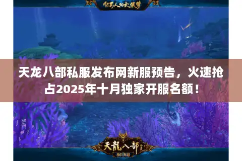 天龙八部私服发布网新服预告，火速抢占2025年十月独家开服名额！