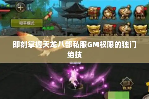 即刻掌握天龙八部私服GM权限的独门绝技 即刻掌握天龙八部私服GM权限的独门绝技
