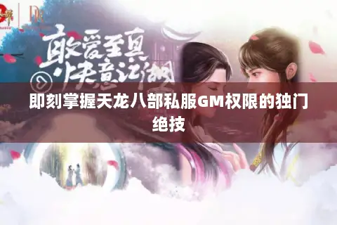 即刻掌握天龙八部私服GM权限的独门绝技 即刻掌握天龙八部私服GM权限的独门绝技