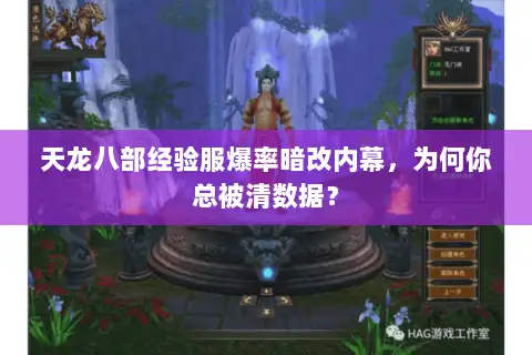 天龙八部经验服爆率暗改内幕,为何你总被清数据? 天龙八部经验服爆率暗改内幕,为何你总被清数据?