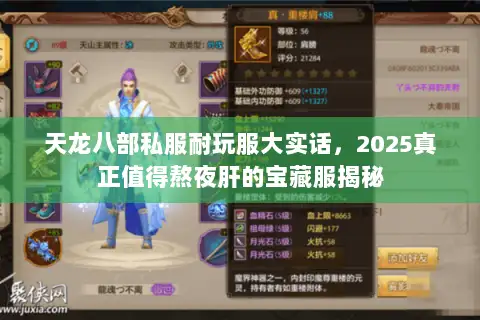 天龙八部私服耐玩服大实话，2025真正值得熬夜肝的宝藏服揭秘
