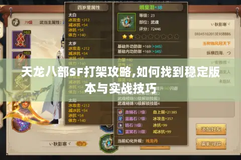 天龙八部SF打架攻略,如何找到稳定版本与实战技巧 天龙八部SF打架攻略,如何找到稳定版本与实战技巧