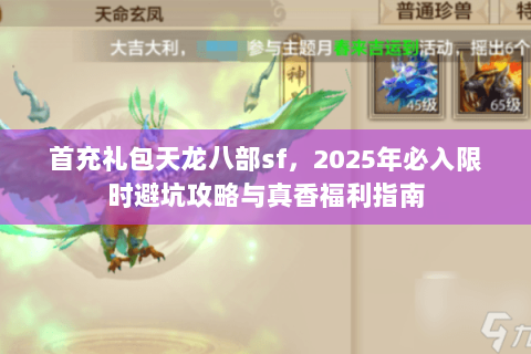 首充礼包天龙八部sf，2025年必入限时避坑攻略与真香福利指南