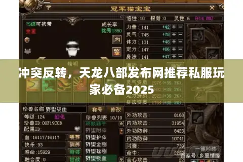 冲突反转,天龙八部发布网推荐私服玩家必备2025 冲突反转,天龙八部发布网推荐私服玩家必备2025