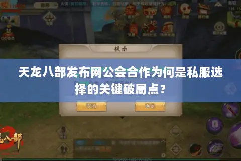 天龙八部发布网公会合作为何是私服选择的关键破局点？