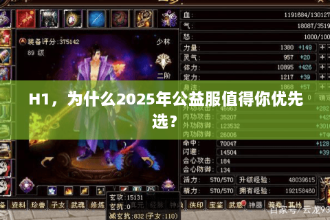 H1,为什么2025年公益服值得你优先选? H1,为什么2025年公益服值得你优先选?
