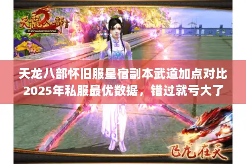 天龙八部怀旧服星宿副本武道加点对比2025年私服最优数据，错过就亏大了