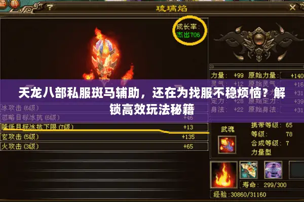 天龙八部私服斑马辅助，还在为找服不稳烦恼？解锁高效玩法秘籍