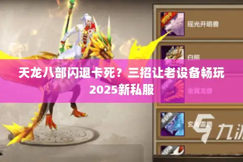 天龙八部闪退卡死？三招让老设备畅玩2025新私服