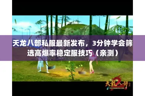 天龙八部私服最新发布，3分钟学会筛选高爆率稳定服技巧（亲测）