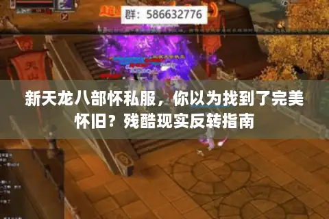 新天龙八部怀私服,你以为找到了完美怀旧?残酷现实反转指南 新天龙八部怀私服,你以为找到了完美怀旧?残酷现实反转指南