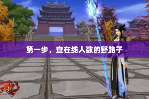 第一步，查在线人数的野路子