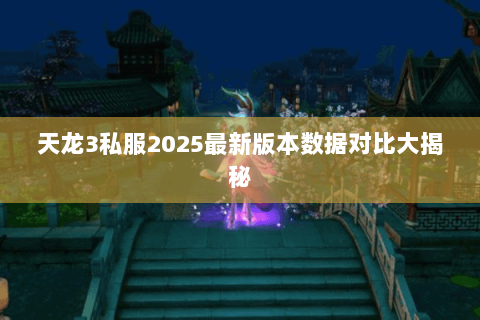 天龙3私服2025最新版本数据对比大揭秘