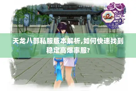 天龙八部私服版本解析,如何快速找到稳定高爆率服?