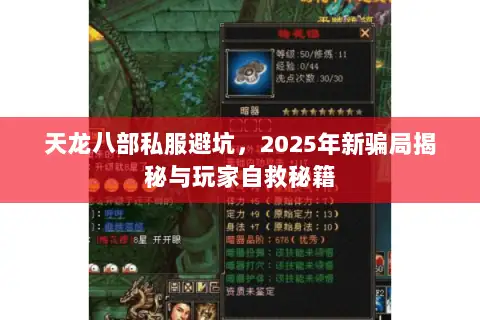 天龙八部私服避坑,2025年新骗局揭秘与玩家自救秘籍 天龙八部私服避坑,2025年新骗局揭秘与玩家自救秘籍