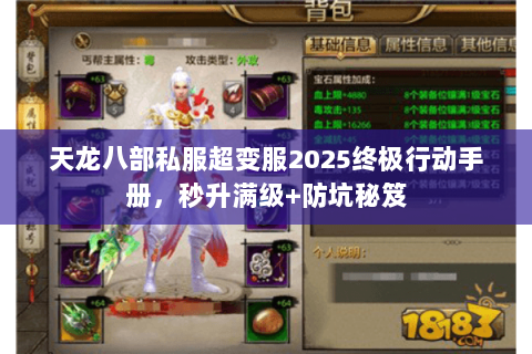 天龙八部私服超变服2025终极行动手册,秒升满级+防坑秘笈 天龙八部私服超变服2025终极行动手册,秒升满级+防坑秘笈