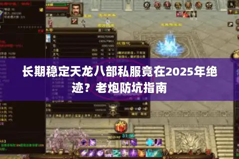 长期稳定天龙八部私服竟在2025年绝迹？老炮防坑指南