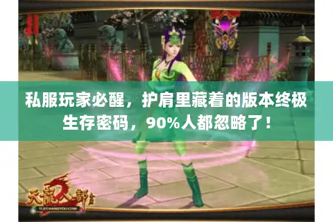 私服玩家必醒,护肩里藏着的版本终极生存密码,90%人都忽略了! 私服玩家必醒,护肩里藏着的版本终极生存密码,90%人都忽略了!