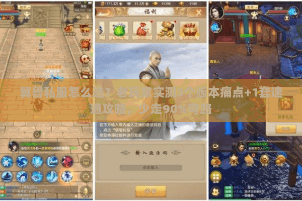 翼兽私服怎么选？老玩家实测3个版本痛点+1套速通攻略，少走90%弯路