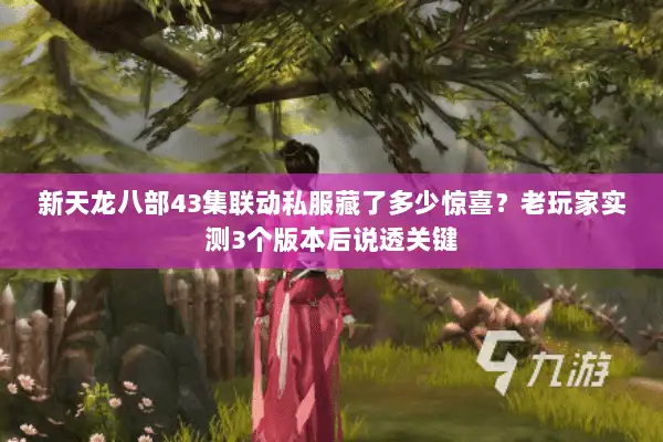 新天龙八部43集联动私服藏了多少惊喜?老玩家实测3个版本后说透关键 新天龙八部43集联动私服藏了多少惊喜?老玩家实测3个版本后说透关键