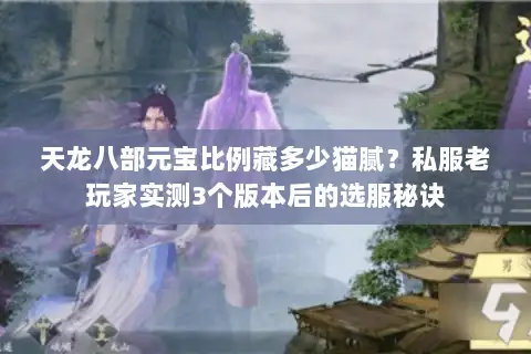 天龙八部元宝比例藏多少猫腻?私服老玩家实测3个版本后的选服秘诀 天龙八部元宝比例藏多少猫腻?私服老玩家实测3个版本后的选服秘诀