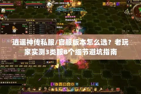逍遥神传私服/官服版本怎么选?老玩家实测3类服8个细节避坑指南 逍遥神传私服/官服版本怎么选?老玩家实测3类服8个细节避坑指南