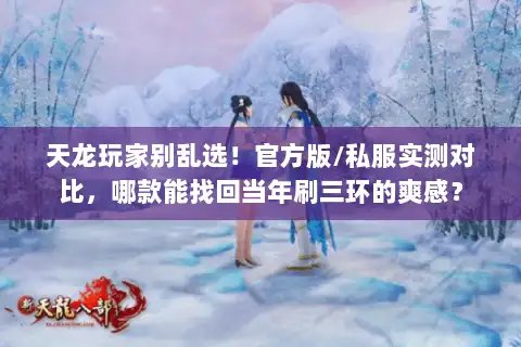 天龙玩家别乱选!官方版/私服实测对比,哪款能找回当年刷三环的爽感? 天龙玩家别乱选!官方版/私服实测对比,哪款能找回当年刷三环的爽感?