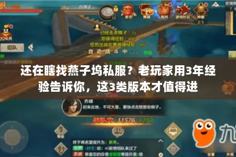 还在瞎找燕子坞私服?老玩家用3年经验告诉你,这3类版本才值得进 还在瞎找燕子坞私服?老玩家用3年经验告诉你,这3类版本才值得进