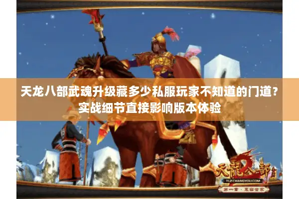 天龙八部武魂升级藏多少私服玩家不知道的门道？实战细节直接影响版本体验