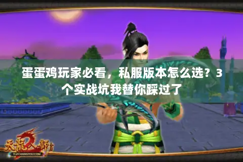 蛋蛋鸡玩家必看，私服版本怎么选？3个实战坑我替你踩过了