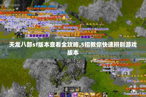 天龙八部sf版本查看全攻略,5招教你快速辨别游戏版本